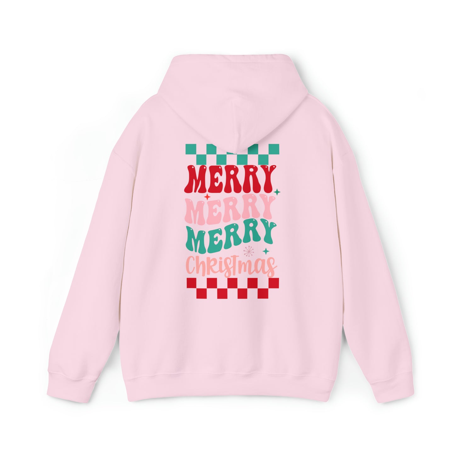 Merry Merry Merry Christmas Hooded Sweatshirt