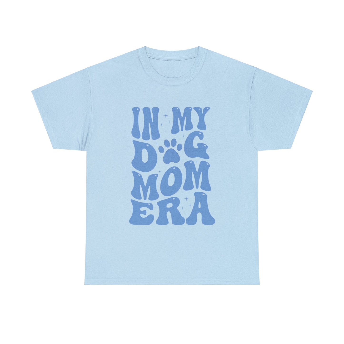 In My Dog Mom Era (Blue) Cotton Tee
