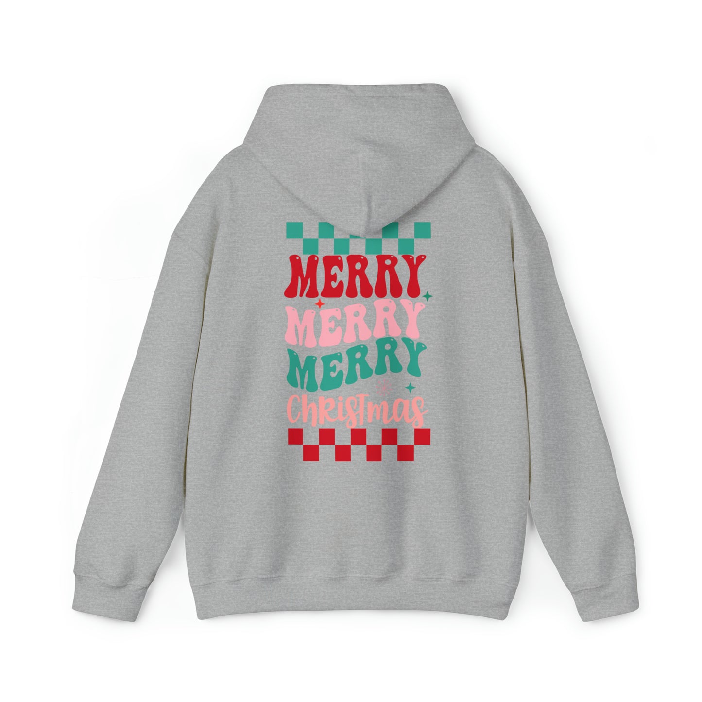 Merry Merry Merry Christmas Hooded Sweatshirt