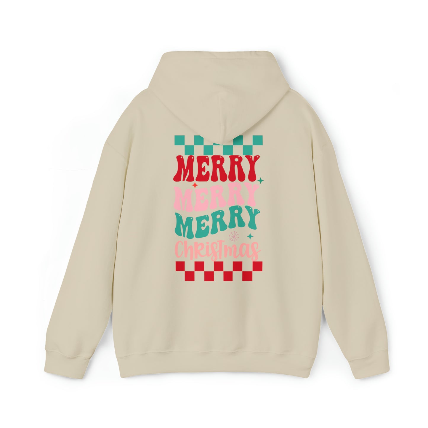 Merry Merry Merry Christmas Hooded Sweatshirt