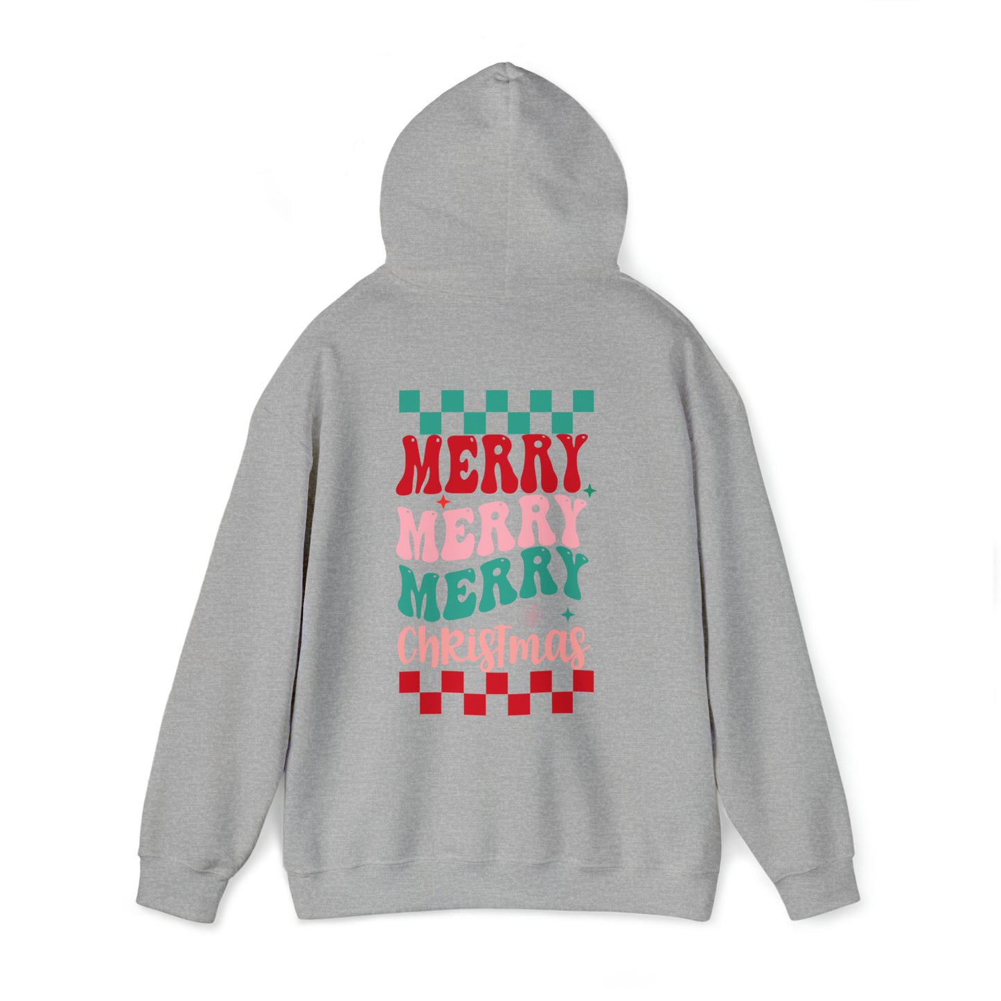 Merry Merry Merry Christmas Hooded Sweatshirt
