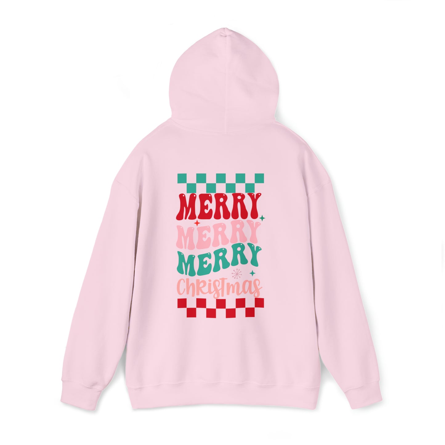 Merry Merry Merry Christmas Hooded Sweatshirt