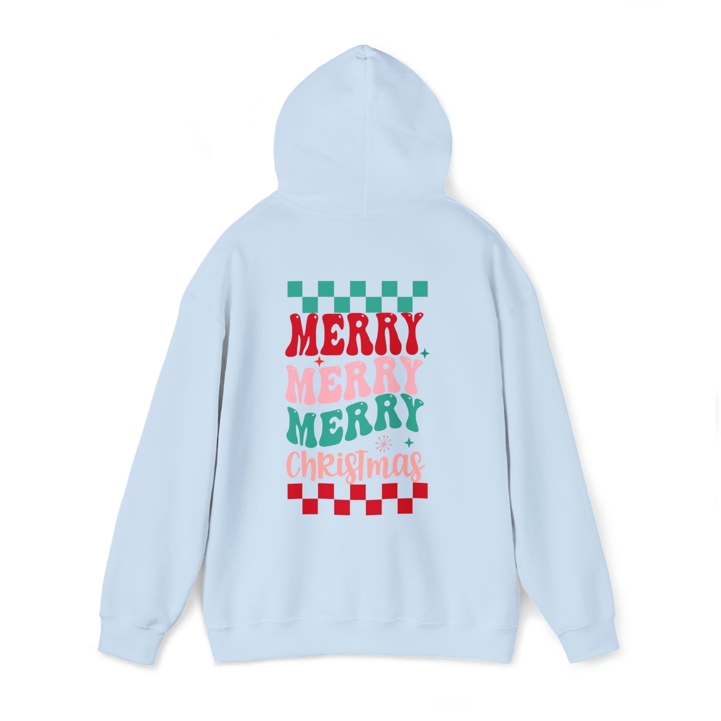 Merry Merry Merry Christmas Hooded Sweatshirt