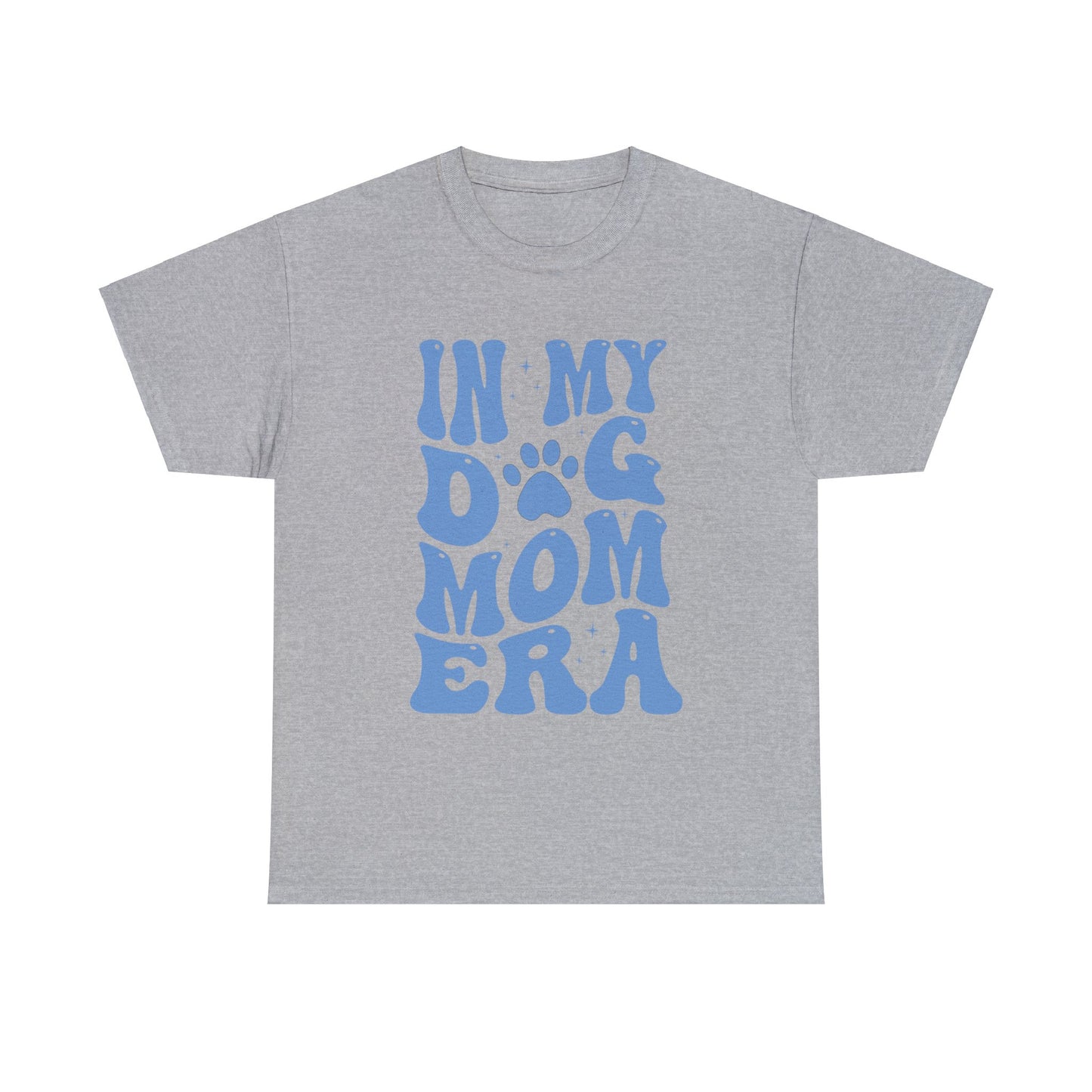 In My Dog Mom Era (Blue) Cotton Tee