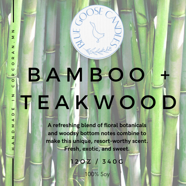 Bamboo + Teakwood 12 Oz.